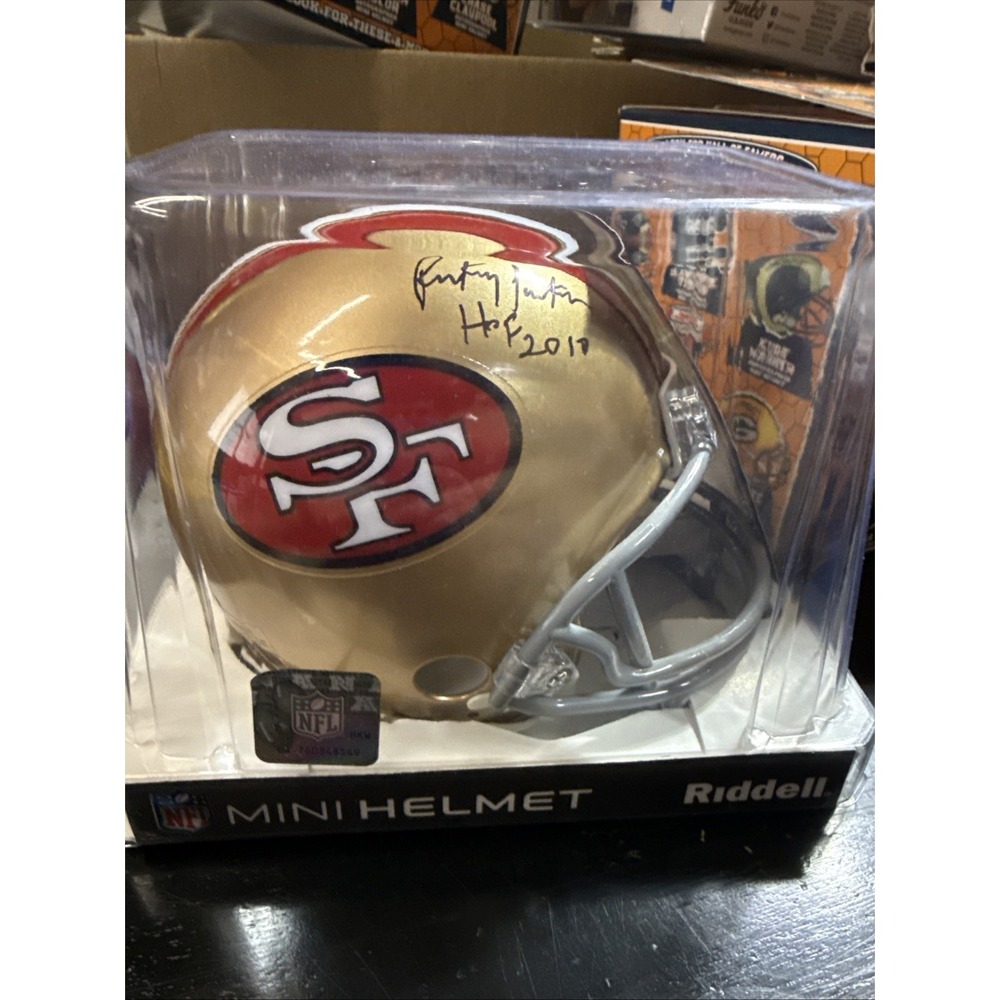 Ricky Jackson, San Francisco 49ers Signed, Autographed, Mini Helmet TRISTAR COA